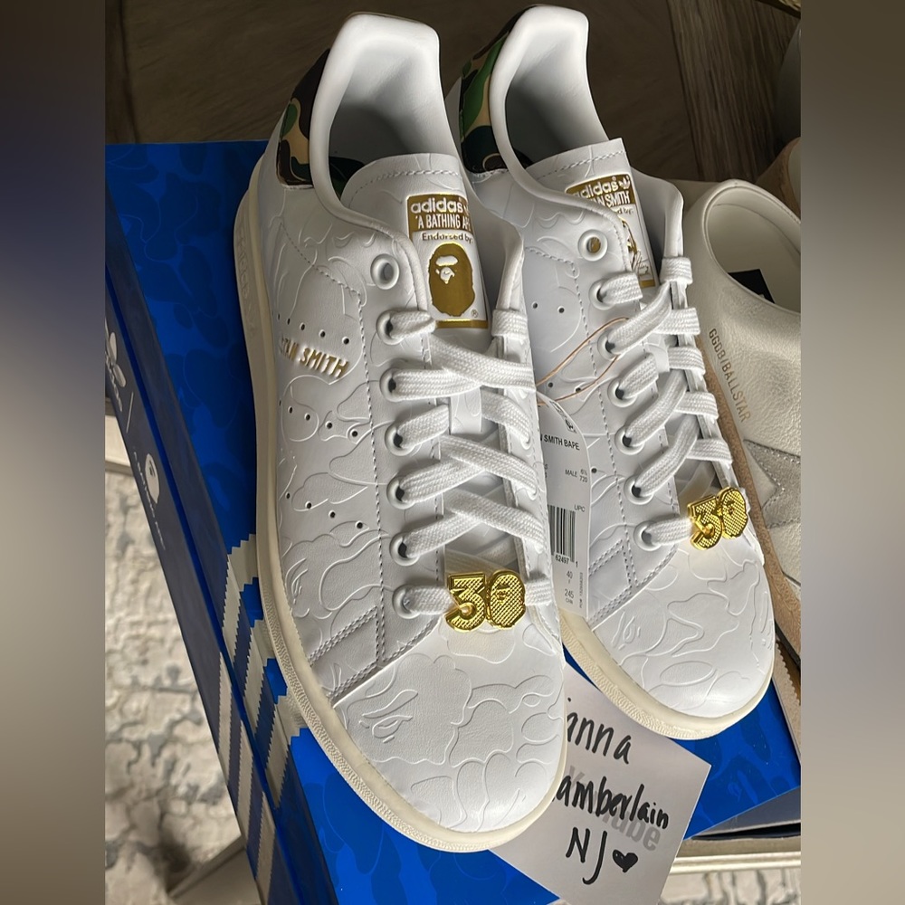 💚 BNIB Adidas x BAPE Limited Edition Stan Smith sneakers